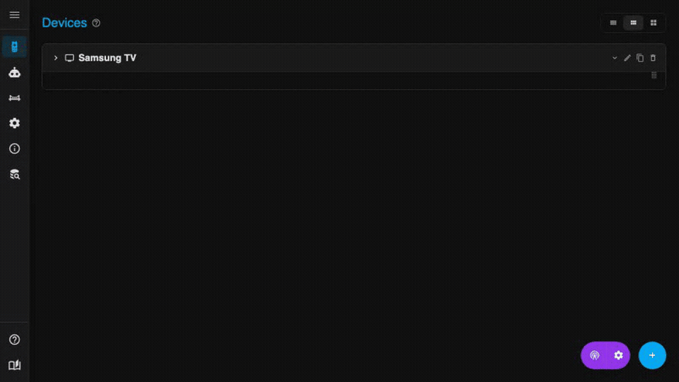 Buttons walkthrough: add, learn, send